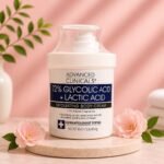 Advanced Clinicals Glycolic Acid + Lactic Acid Exfoliating Body Cream 454g