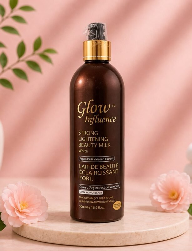 Glow Influence Strong Lightening Beauty Milk with Argan Oil & Valerian Extract 500ml
