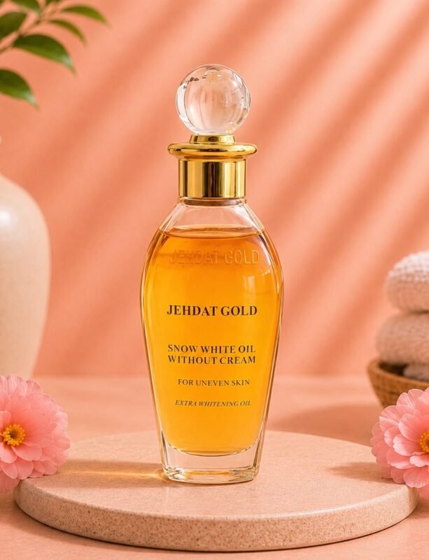 Jehdat Gold Snow White Extra Whitening Oil for Uneven Skin