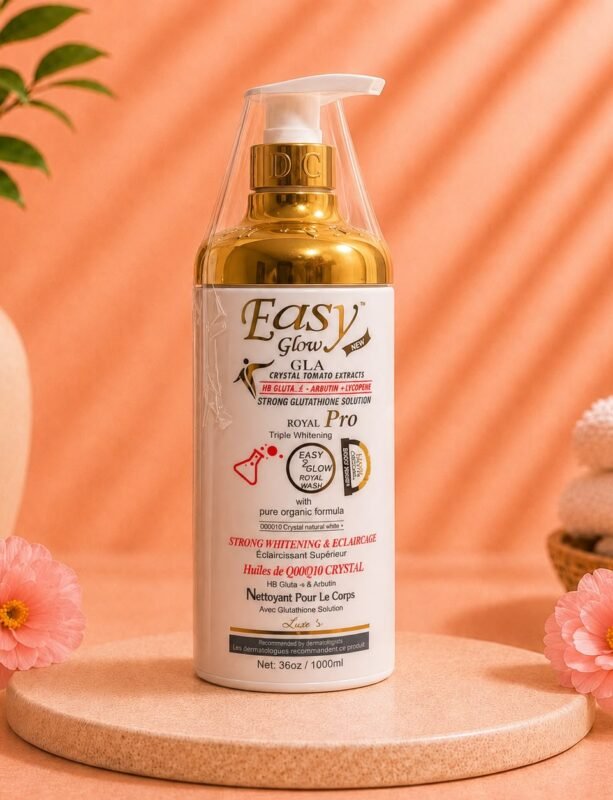 Easy Glow GLA Royal Pro Triple Whitening Body Wash 1000ml | Glutathione & Arbutin
