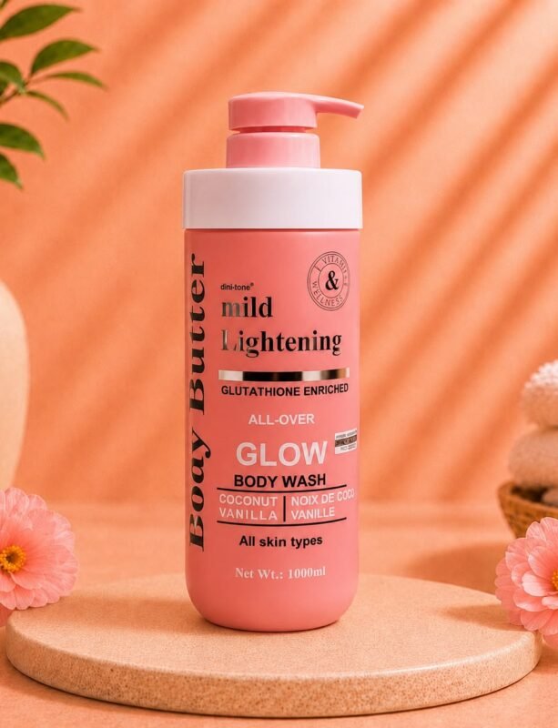 Body Butter Mild Lightening Glow Body Wash Coconut & Vanilla 1000ml