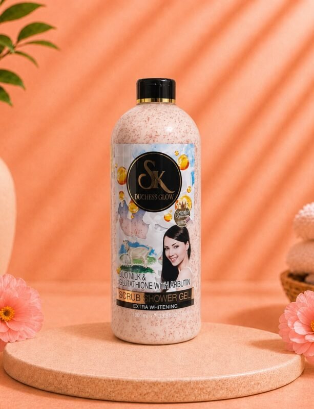 SK Duchess Glow Duo Milk & Glutathione with Arbutin Scrub Shower Gel 1000ml