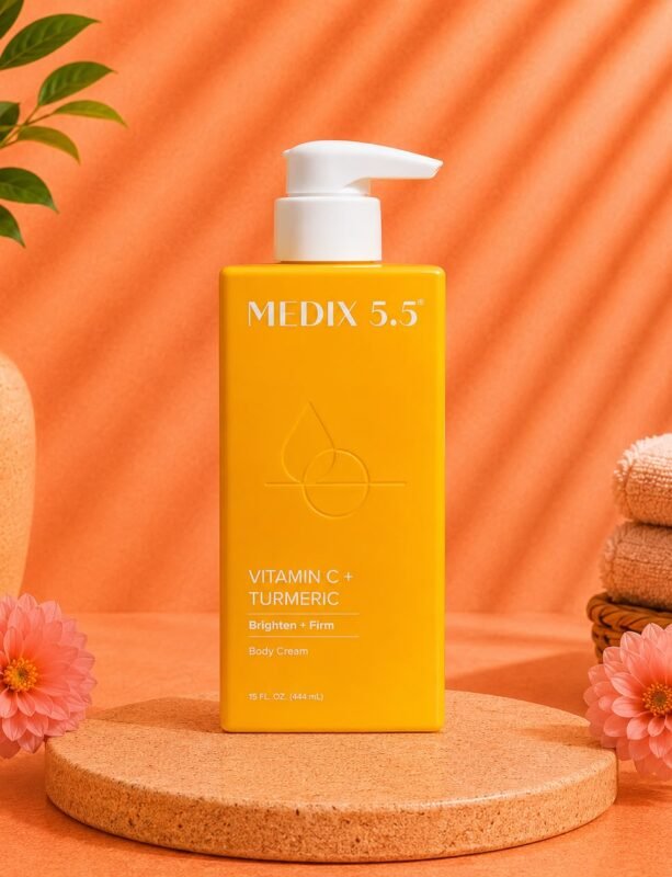 Medix 5.5 Vitamin C + Turmeric Brighten & Firm Body Cream 444ml