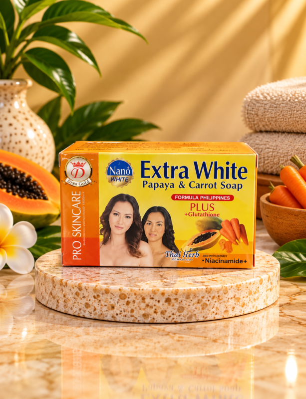 Dyna Gold Nano White Extra White Papaya & Carrot Soap