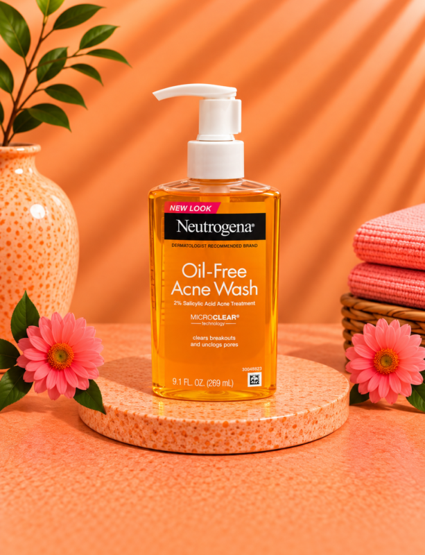 Neutrogena Oil-Free Acne Wash, 269ml