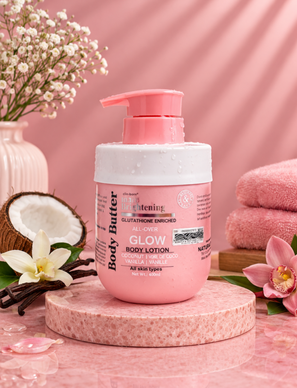 Clini-Tone Body Butter Mild Brightening Glow Body Lotion, 400ml