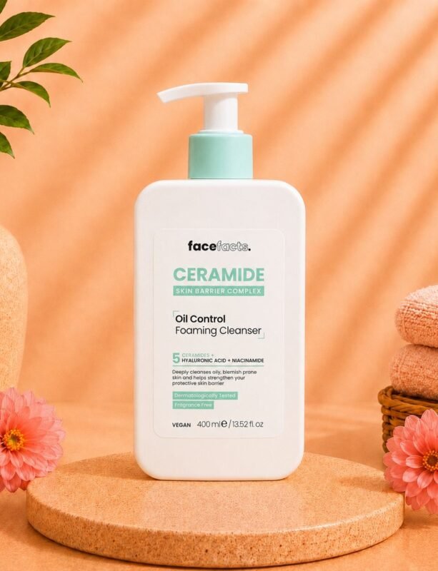 Face Facts Ceramide Oil Control Foaming Cleanser, 400ml