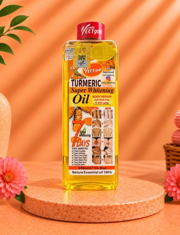 Veetgold Turmeric Body Repair Oil, 500ml