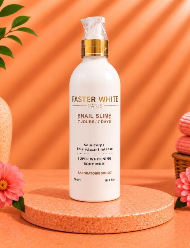Faster White Paris Snail Slime Body Milk, 500ml